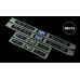 artx luxury chrome led door plates kia forte cerato 2008-13
